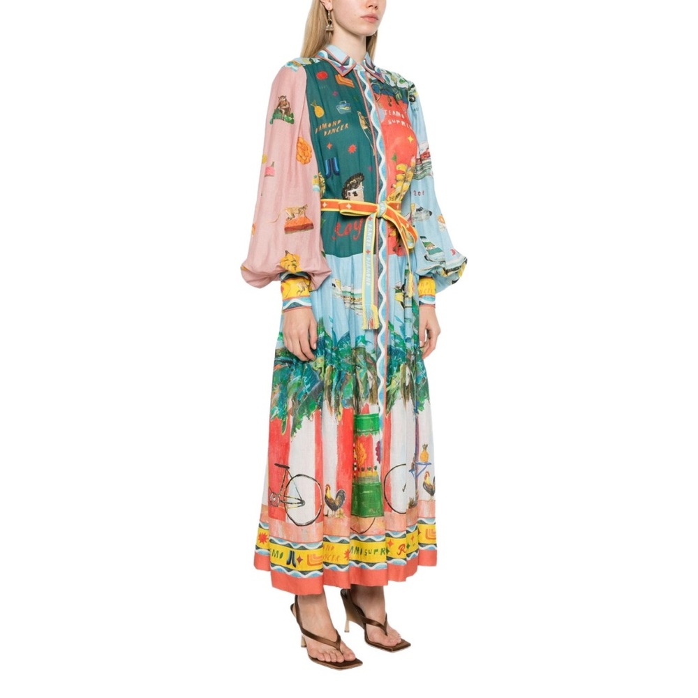 Sold ALEMAIS
x Adam Lester All Aboard maxi dress Au6